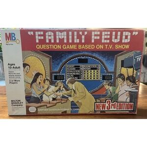Vintage - 1980- Family Feud - 3rd Edition -Question Game Based on T.V. Show